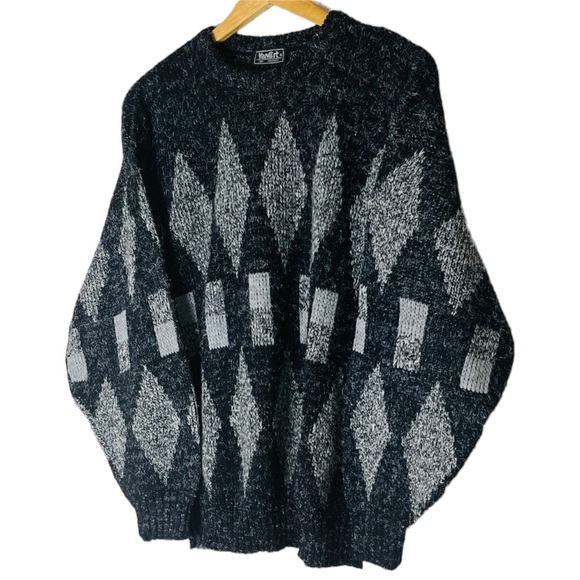 Vintage Grandpa Sweater Sz M - Picture 2 of 4